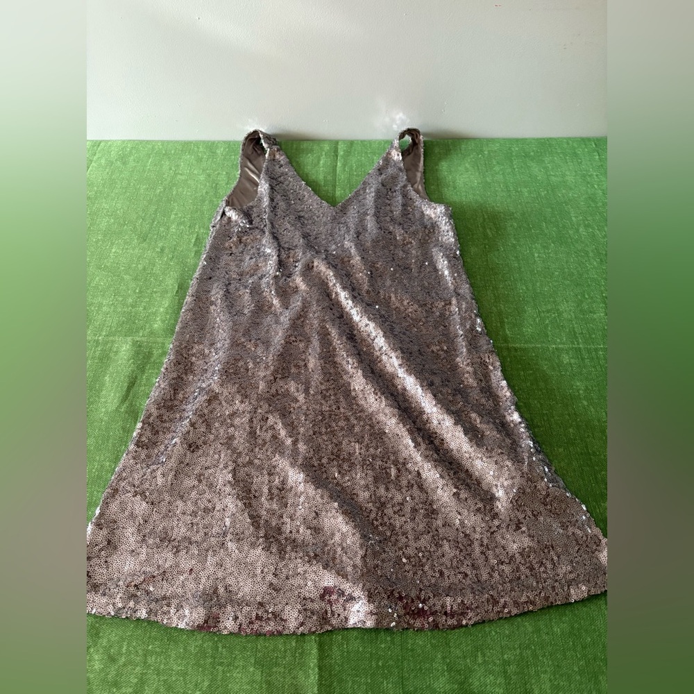 Forever 21 Metallic Mauve Sequin Dress - Picture 2 of 3